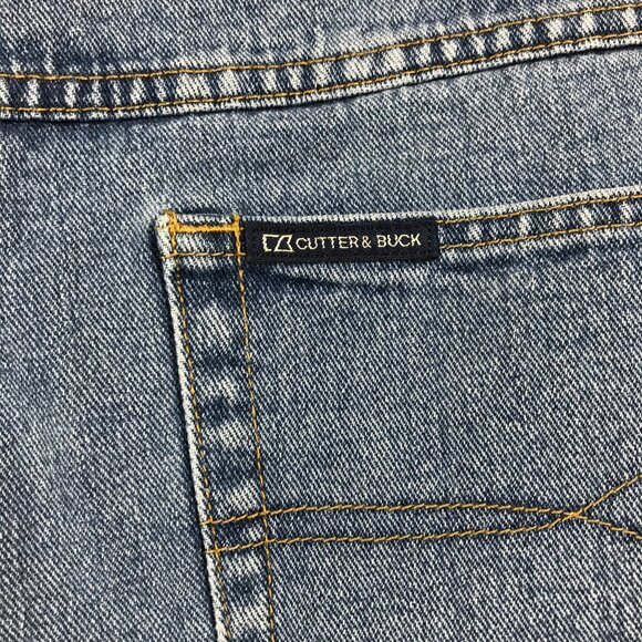 Cutter & Buck well worn blue jeans 52X32 - Picture 8 of 9